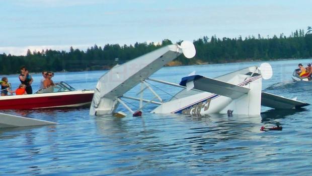 溫哥華島發生水上飛機墮毀意外 機師無恙