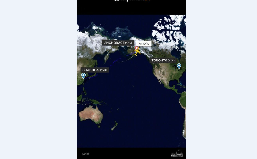 東航飛多倫多航班滑油量異常 備降阿拉斯加