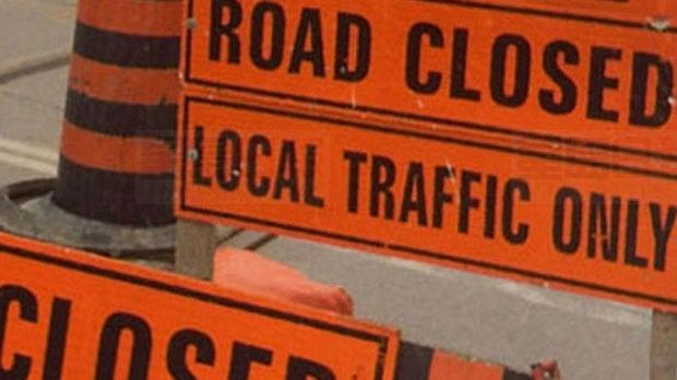 這個路口道路作業 將關閉一個月
