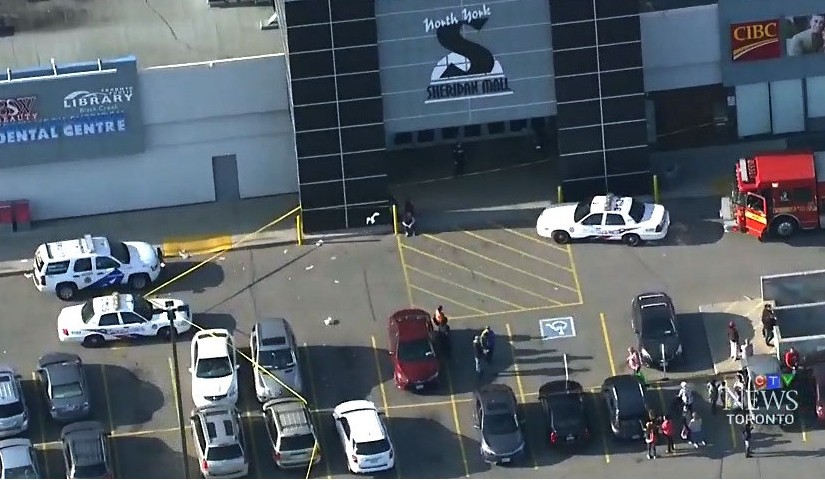 北約克Sheridan商場致命槍擊 一男子當場斃命