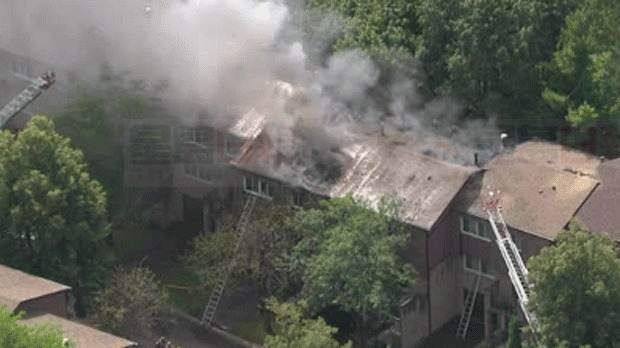 密西沙加大火 一男子喪生