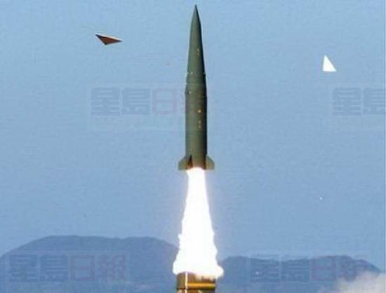 應對朝鮮射彈 韓軍發射玄武彈道導彈