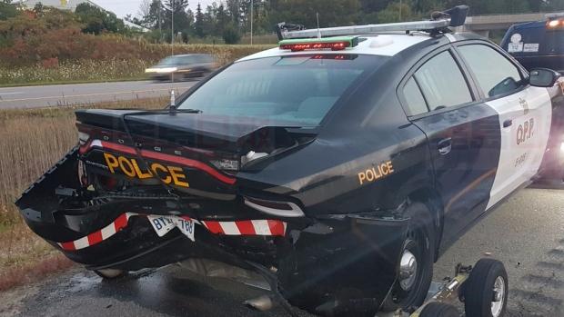 多倫多警車執行任務時被撞 一波未平一波又起