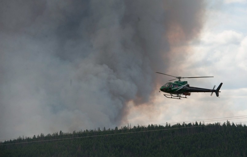 卑詩山火持續延燒 全省161宗