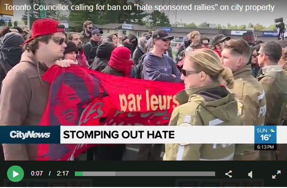 多倫多市議員吁在市屬領地上禁止仇恨集會