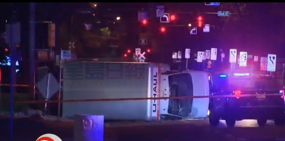 持刀襲警駕車撞人 據信艾蒙頓昨晚發生恐襲