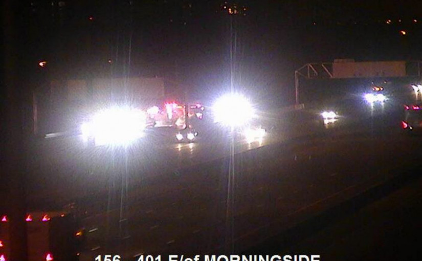 401高速發生車禍兩人受重傷