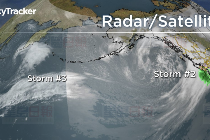 卑詩省南岸周三仍有強風大雨