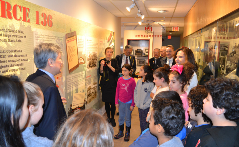 法國駐加大使 到訪華裔軍事博物館