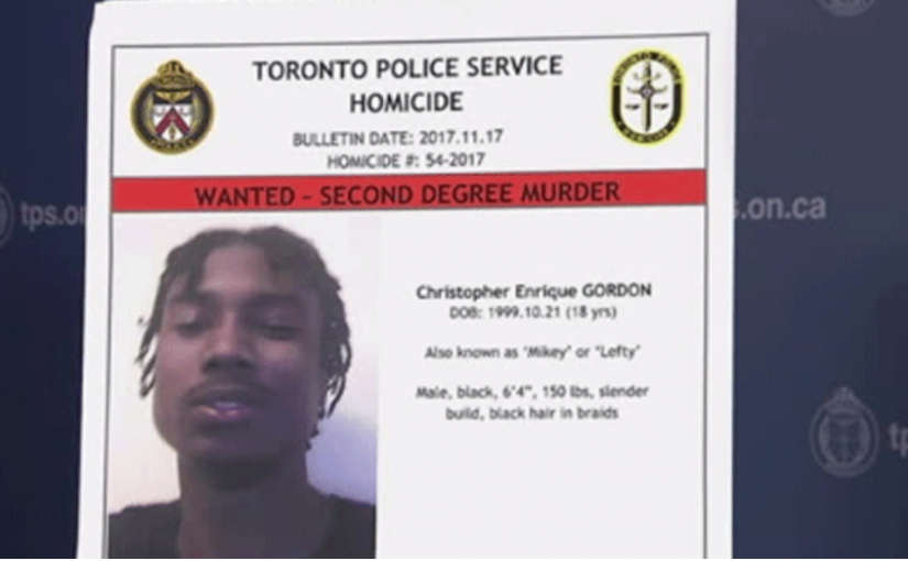 多倫多一18歲男子因刺死54歲男子遭通緝