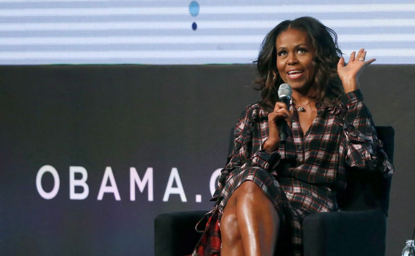 米歇爾·奧巴馬與索菲·特魯多在多倫多共進午餐