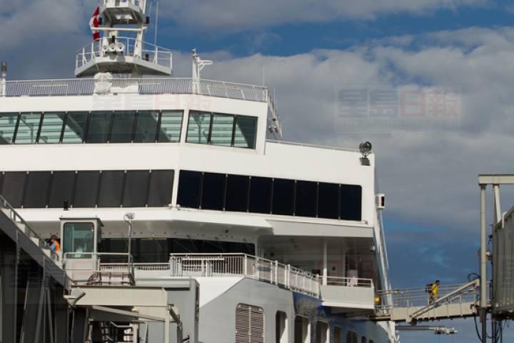 卑詩渡輪公司在一艘渡輪上發現男屍 未知死因