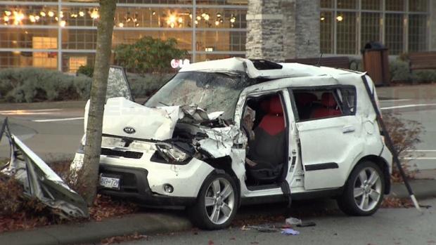 卑詩省素里市發生車禍 一人嚴重受傷