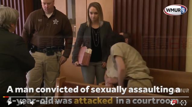 視頻：美國幼女性侵犯令人髮指 當庭被詐騙犯暴打