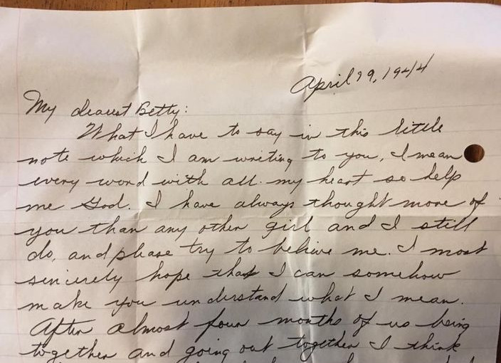 1944年壁藏情書曝光 警方想查出誰寫的