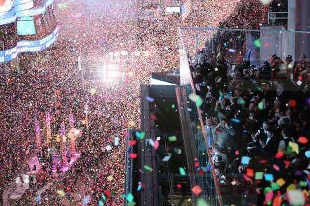 紐約極度嚴寒 料難擋時代廣場跨年人群