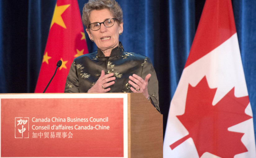 韋恩稱與中國貿易可為安省帶來兩千個工作崗位