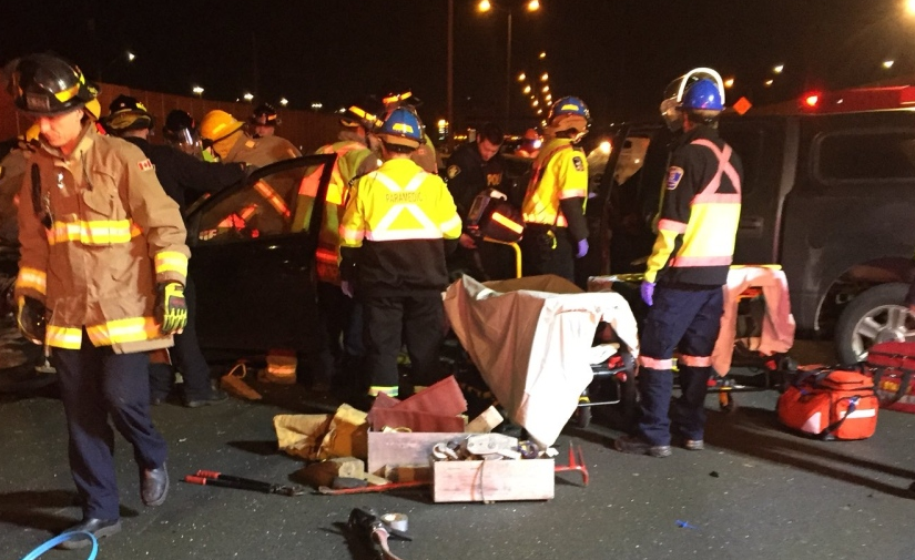 密市QEW致命連環車禍 竟或因路怒“測剎車”