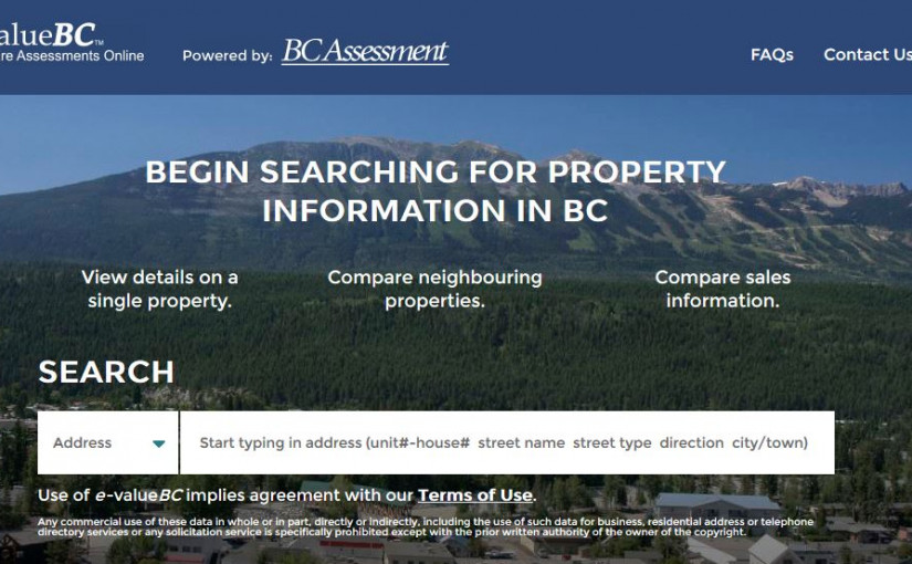 卑詩省住宅物業業主可上網查閱物業估價