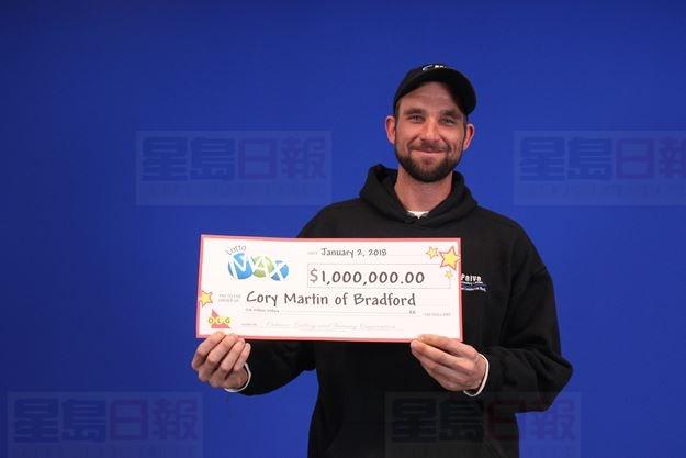 安省男子贏得100萬Lotto Max獎金