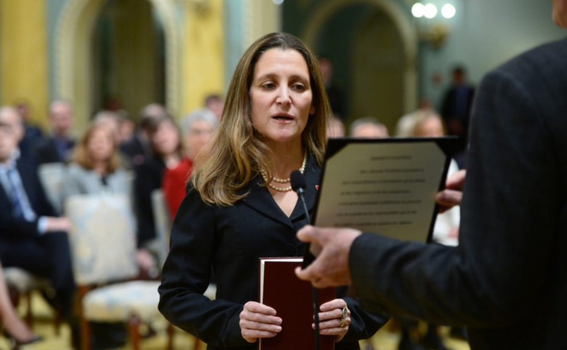 外交部長：加國已為美國退出NAFTA做好最壞打算