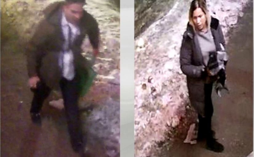 一男一女餐廳內盜竊并傷人 警方發圖通緝