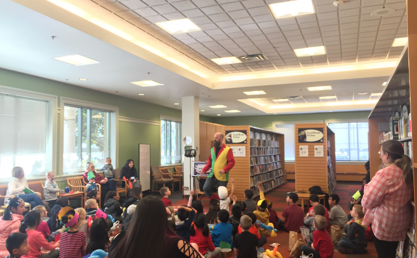 列治文圖書館舉辦猜燈謎活動