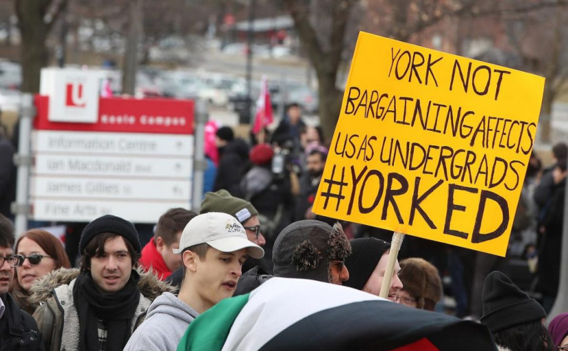 約克大學罷工進入第三周 勞資雙方重回談判桌