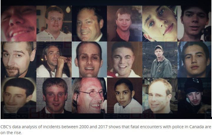 調查:2000年以來20多名手無寸鐵的加拿大人被警察槍殺身亡