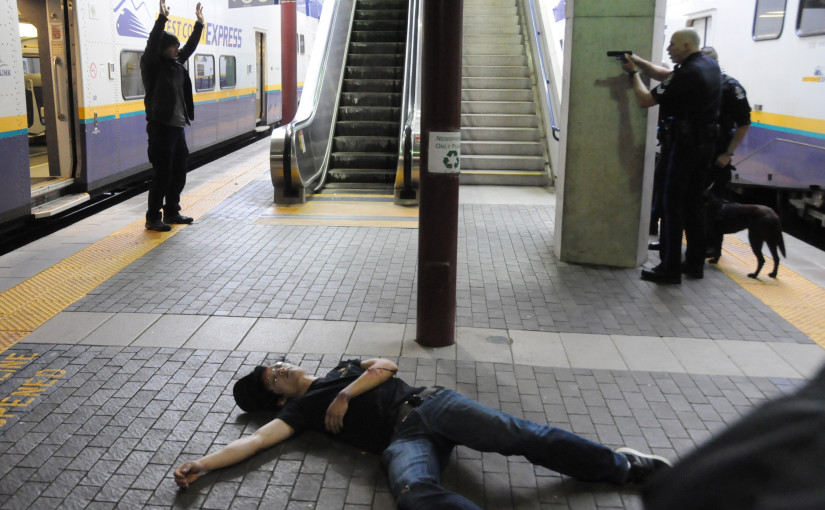 運輸警隊模擬演練槍手襲擊西岸快線