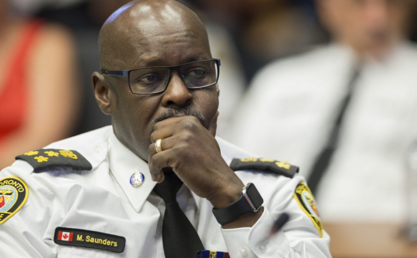 警察總長桑德斯將緊急從紐約返回多倫多