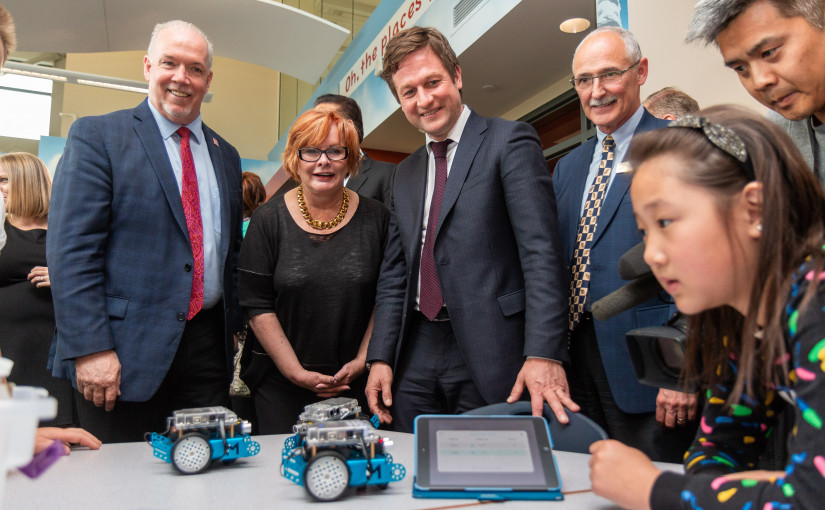 卑詩省政府投資6400萬於素里市興建和擴建小學