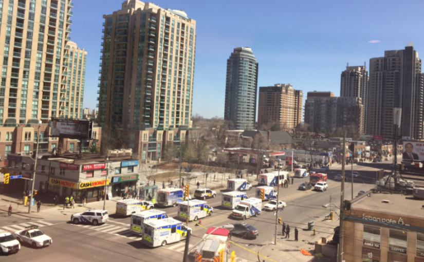 央街部分路段已封路