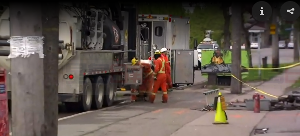 汽車撞天然氣總管 北約克多戶人家疏散
