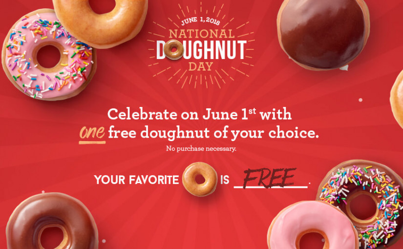 下週五 來這裡可免費領取甜甜圈！