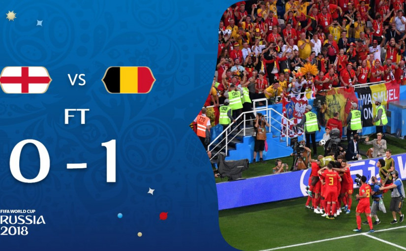 【世界盃G組】比利時1:0戰勝英格蘭