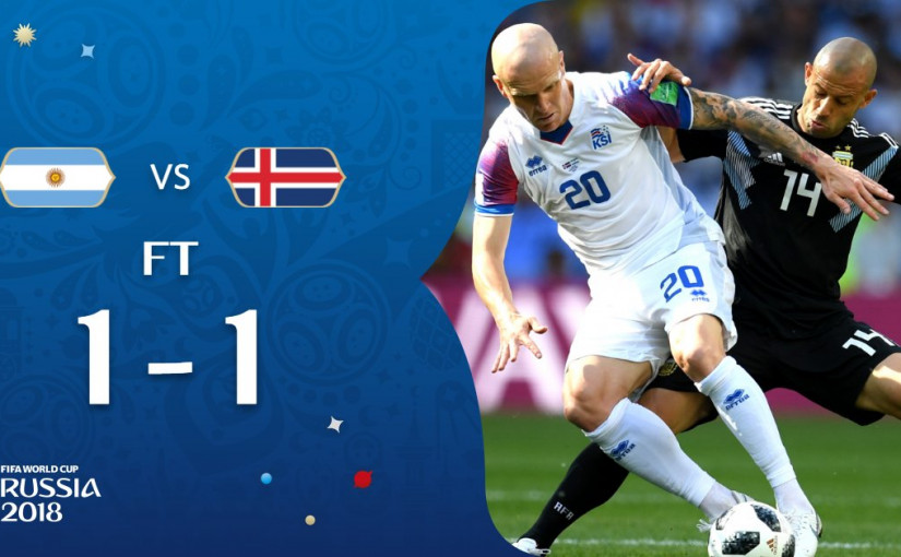 【世界盃D組】阿根廷1:1戰平冰島！