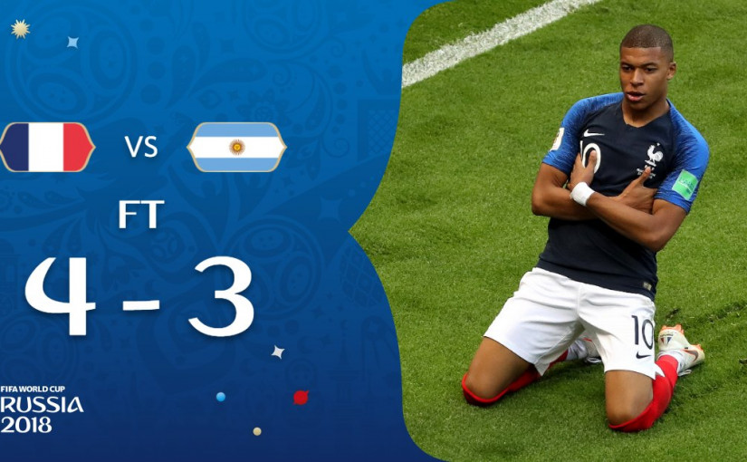 【世界盃1/8決賽】法國4:3力挫阿根廷挺進8強！