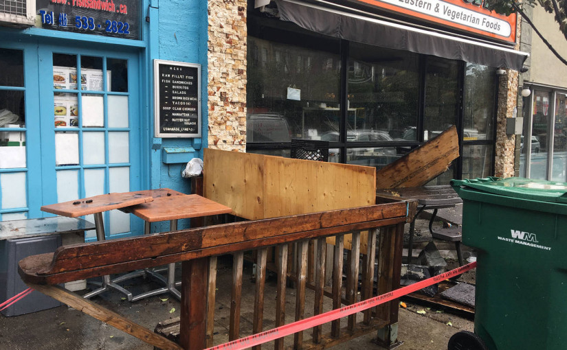 College路熱門餐館火災，美食節活動被迫中止