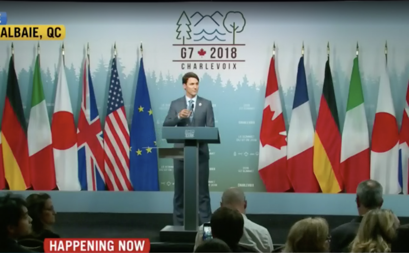 特朗普稱杜魯多“溫順柔和”，撤回對G7公報的支持