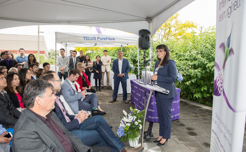 電訊公司研科在卑詩省列治文市興建光纖網絡