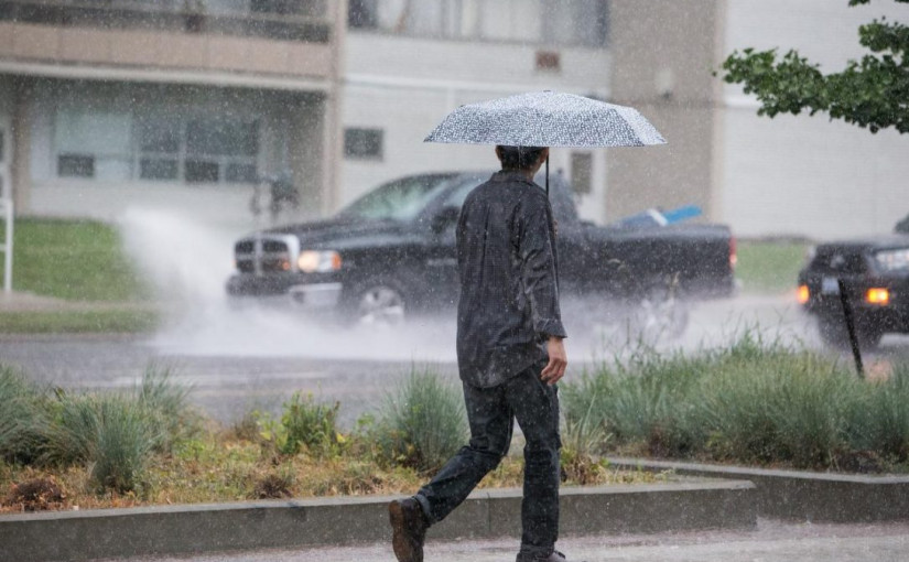 安省南部今日還將有傾盆大雨！伴隨有強風