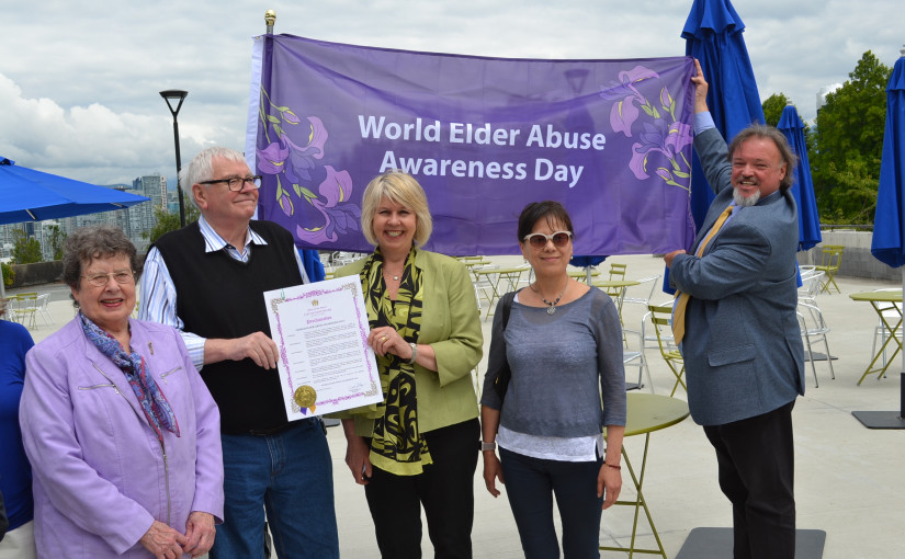 溫哥華市政府在「世界長者受虐覺醒日」發表宣言