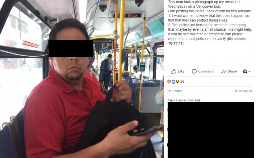 溫哥華發生懷疑用手機拍攝裙底事件