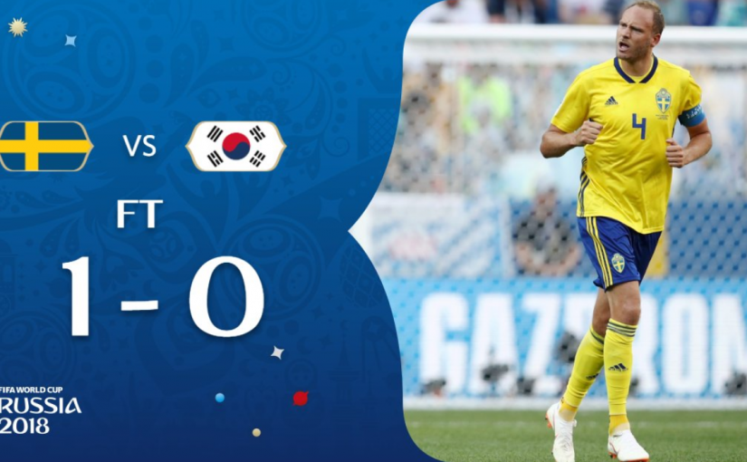 【世界盃F組】瑞典隊1-0險勝韓國