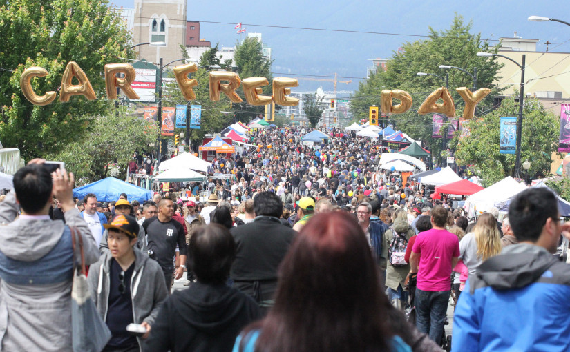 溫哥華東區周日有無車日活動