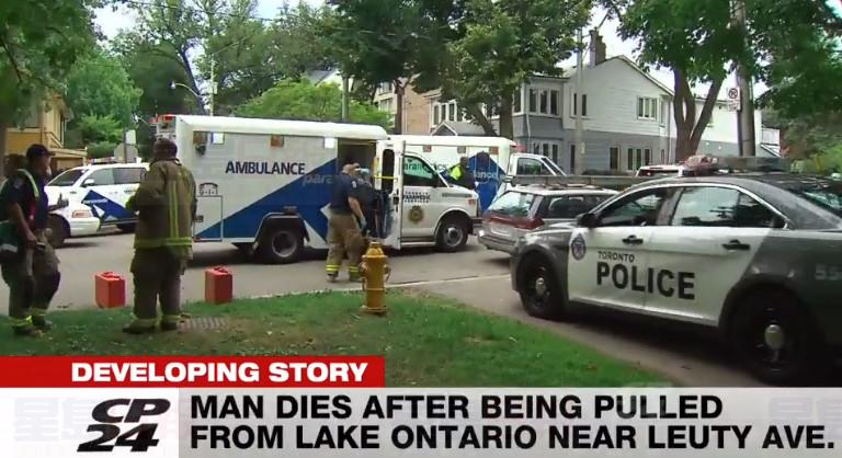 突發意外：一男子今天下午安大略湖溺水身亡