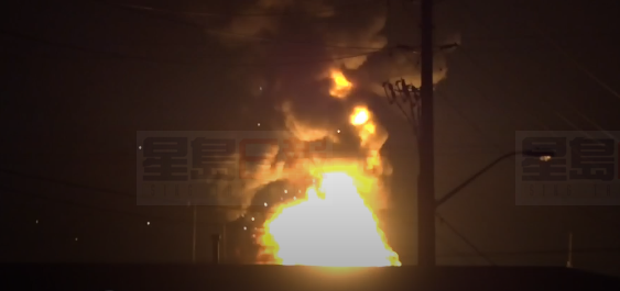 北約克變電站起火 約7千人斷電