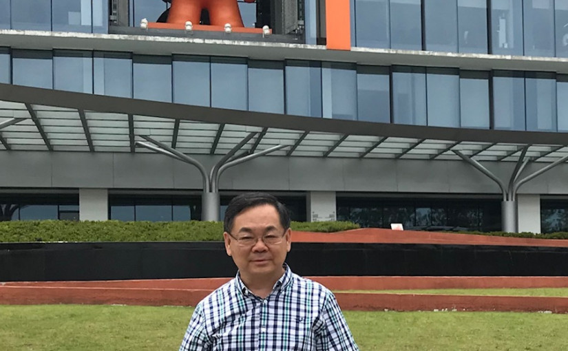 列治文市議員區澤光披露其上月前往中國杭州阿里巴巴總部訪問，期望阿里巴巴與列市展開合作