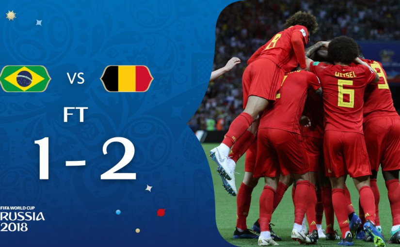 【世界盃】比利時2:1戰勝巴西晉級四強